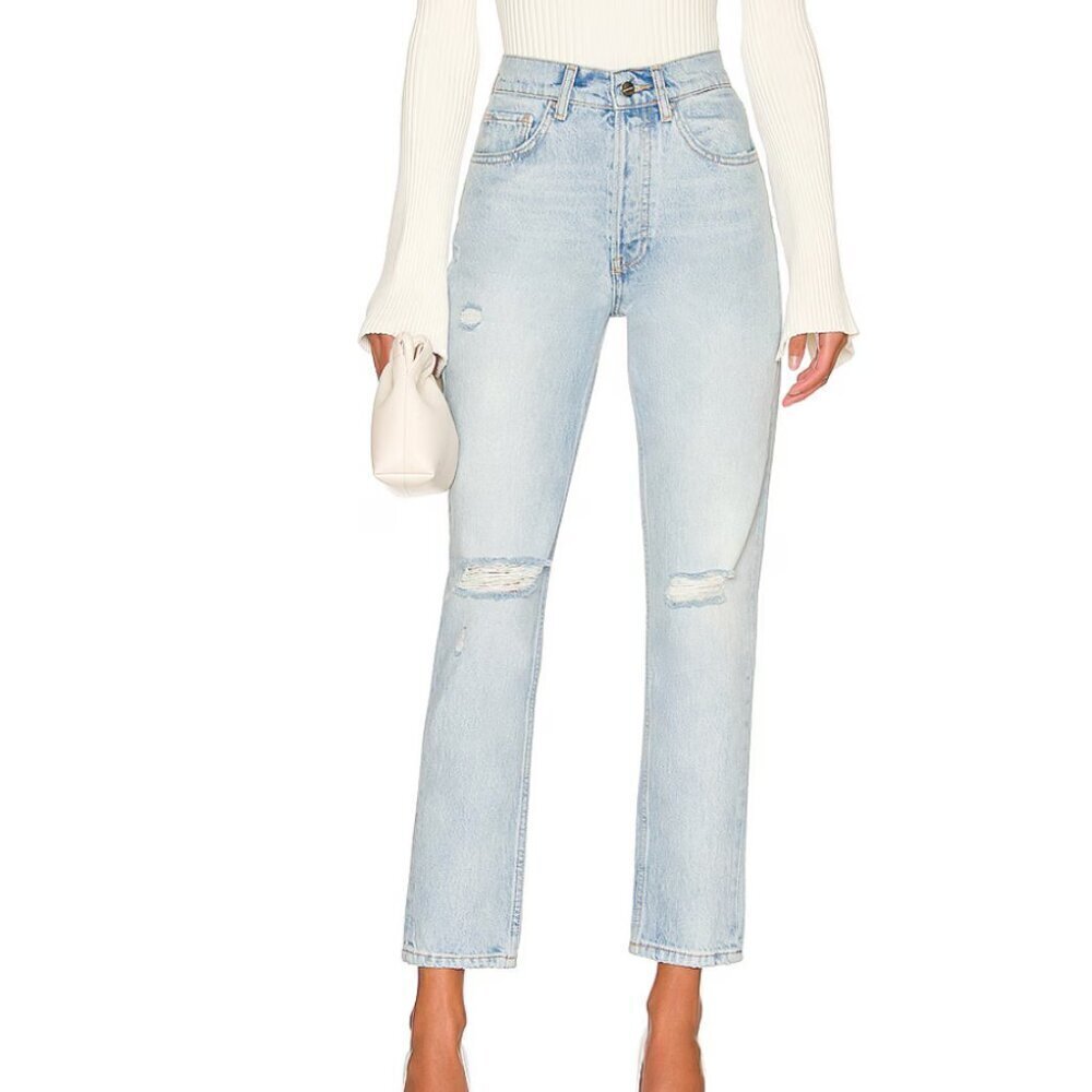 Anine Bing Sonya Jeans Classic Blue Size 27